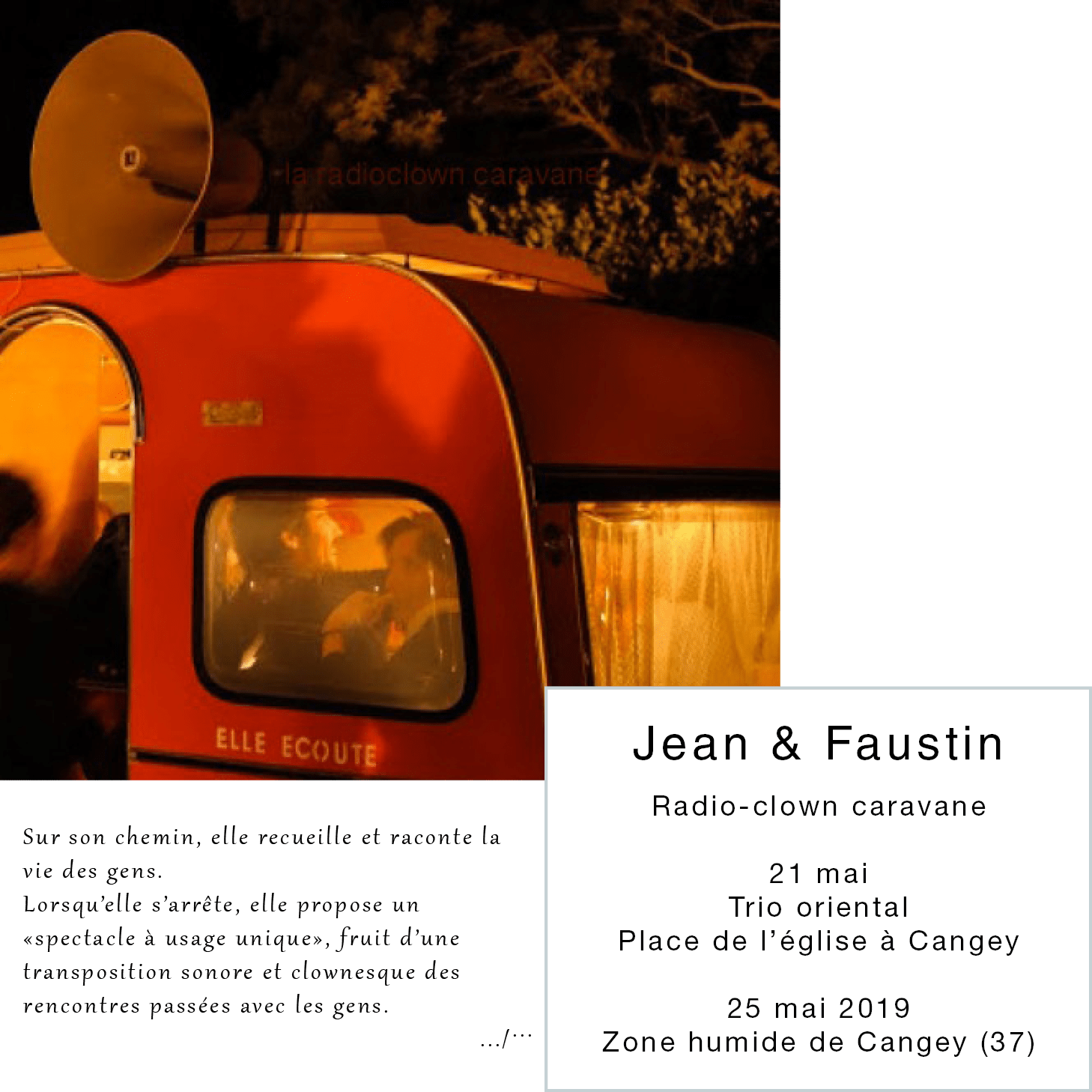 Radio clown caravane